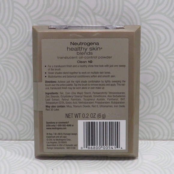 NEUTROGENA💥HEALTHY SKIN BLENDS TRANSLUCENT OIL-CONTROL POWDER CLEAN 10💥 - Picture 3 of 5